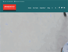 Tablet Screenshot of brandwoodbiomedical.com